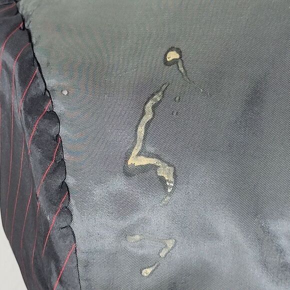 Calvin Klein Men's Sport Coat Blazer Two Button Gray Sharkskin Extreme Slim 42R - Picture 15 of 16